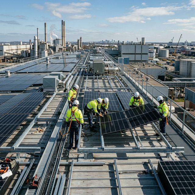 Industrial Solar Installation